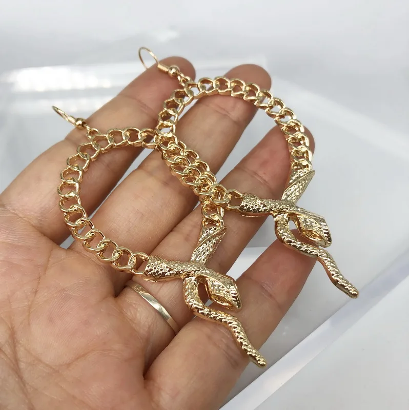 F. J4Z Горячая Коллекция змей серьги для женщин золотой сплав змеи кулон Висячие серьги Ювелирные изделия Подарки