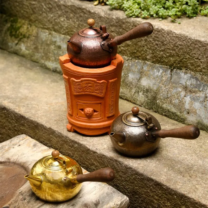 large tea pot Stove Kettle Old Fashioned Camping Tea Kettle Vintage Teapot