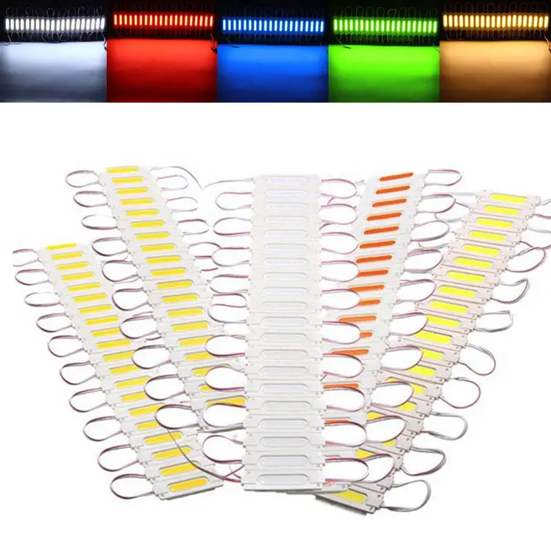 

LED Module 20 PCS Waterproof COB Injection LED Module Strip Light Window Store Front Lighting Lamp DC12V