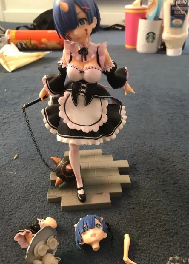 Re:Zero Начальная жизнь в другом мире: фигурка Rem Premium Xmas toy T30|Игровые фигурки и