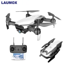 LAUMOX M69G Радиоуправляемый Дрон с 4K широкоугольной HD камерой Дрон wifi FPV селфи Дрон оптический поток складной Квадрокоптер Вертолет Vs E58