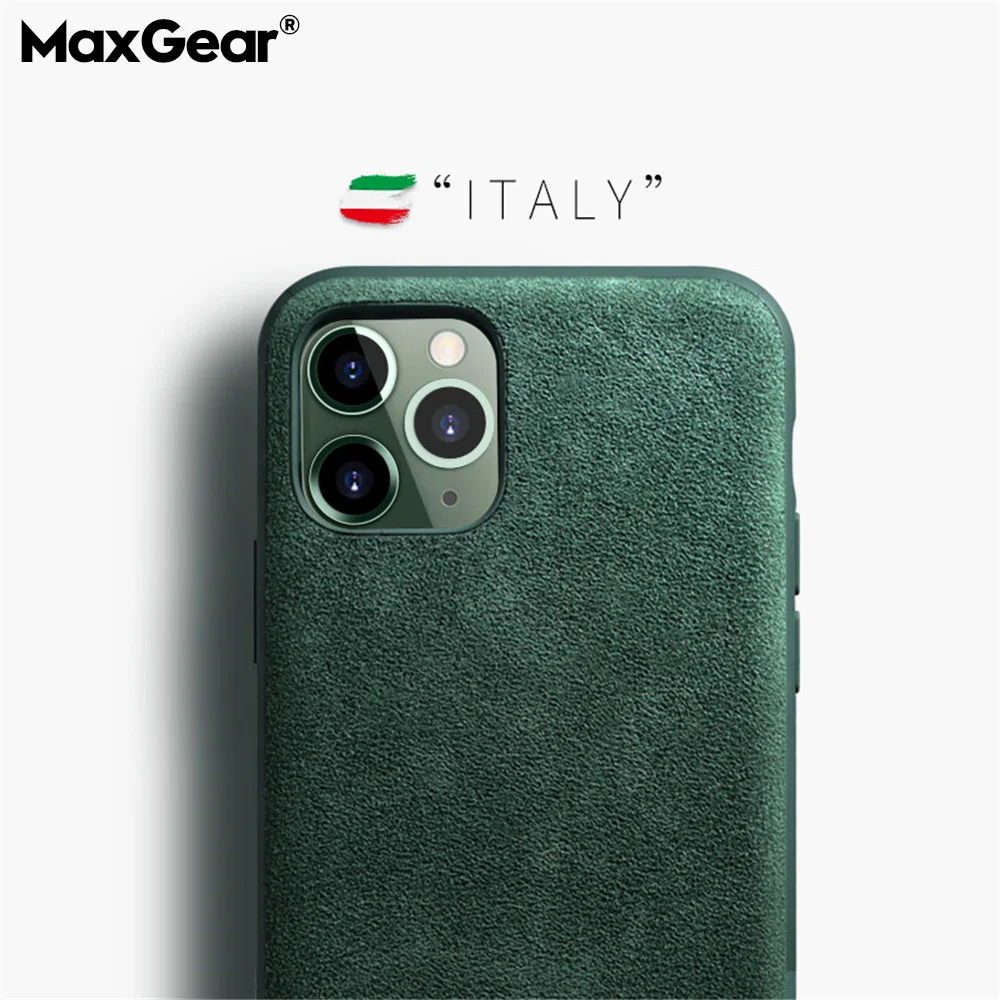 Роскошный чехол для iPhone 6 6S plus 7 7plus 8 8plus X XR XS 11 Pro Max из замши и меха автомобиля iPhone11