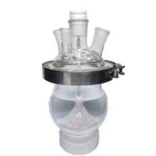 Круглое дно колбы три или четыре рот открытый реактор стекло реакционный чайник топор 1000ml235L экспериментальный инструмент настройки