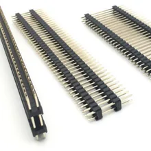 2,54 мм 2*40p L20mm 25 мм 30 мм 40 мм 2X40P двухрядные пластиковые печатные платы разделитель штыревой разъем Berg полосы