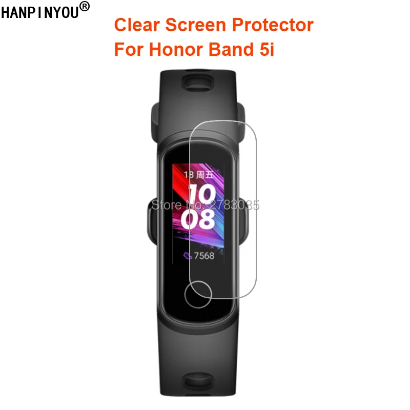Умный Браслет для Huawei Honor Band 5i прозрачная глянцевая Защитная пленка экрана (не