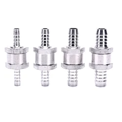 Aluminium Alloy 6/8/10/12mm Valves Fuel Non Return Check Valve One Way Fit Carburettor 4 Sizes