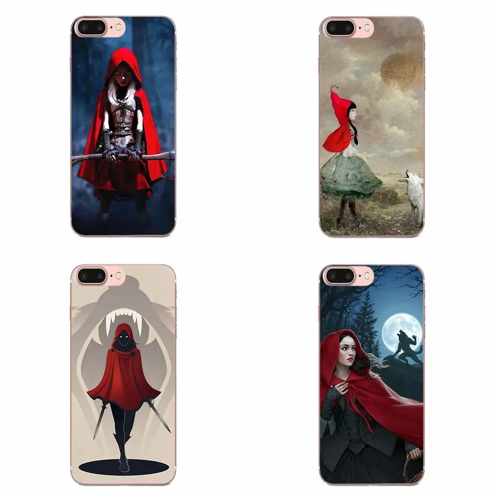 

Diy Drawing TPU Little Red Riding Hood For Xiaomi Mi3 Mi4 Mi4C Mi4i Mi5 Mi 5S 5X 6 6X 8 SE Pro Lite A1 Max Mix 2 Note 3 4