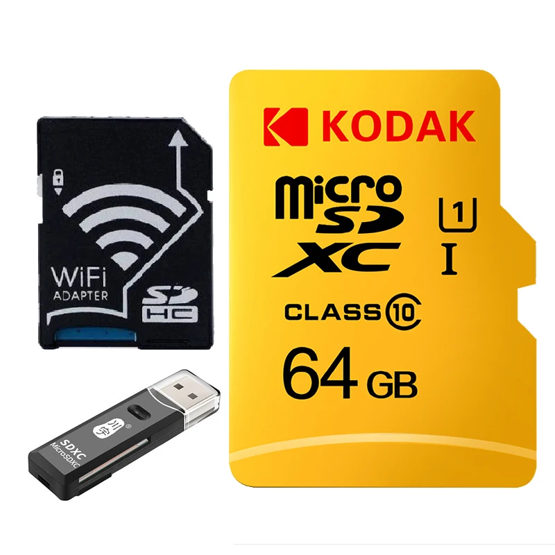 CARTE MEMOIRE MICRO SD 64G CLASS 10 KODAK