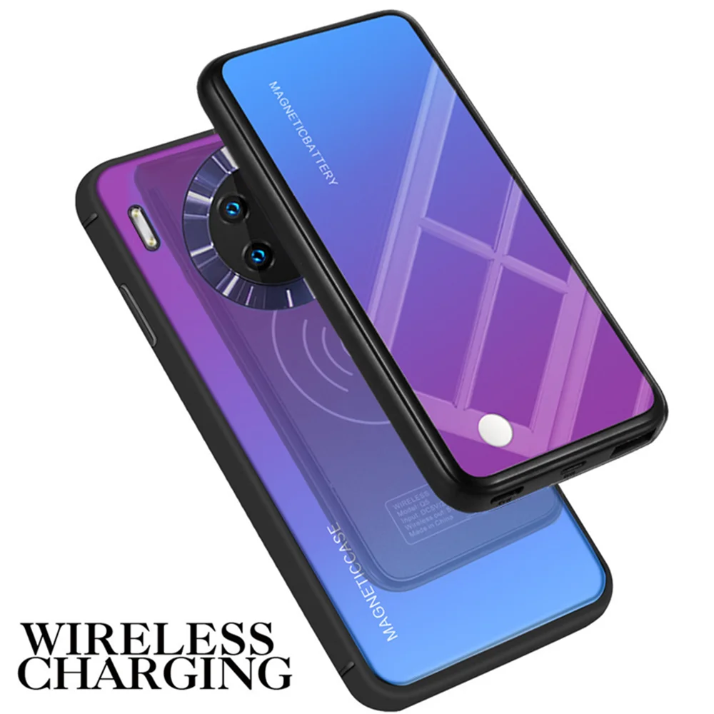 Wireless-Magnetic-Battery-Charging-Cases-For-Huawei-Mate-30-Pro-External-Power-Bank-Charger-Cover-For