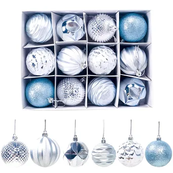 

12pcs Christmas Decoration Balls Kerst Decoratie Christmas Tree Ornaments For Home Новогодние Украшения 2021 Navidad Decoración