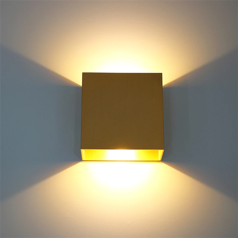 6W 12W LED Indoor Wall Lamp Aluminum Sconce Home Lighting Bedroom Living Room Aisle Decorate Wall Light AC85-265V led light,led wall lamp,wall light