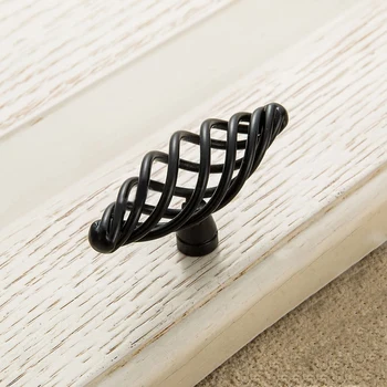 

New Handles Hollow Out Birdcage Handles Drawer Knobs Wardrobe Door Pullers Furniture 3101