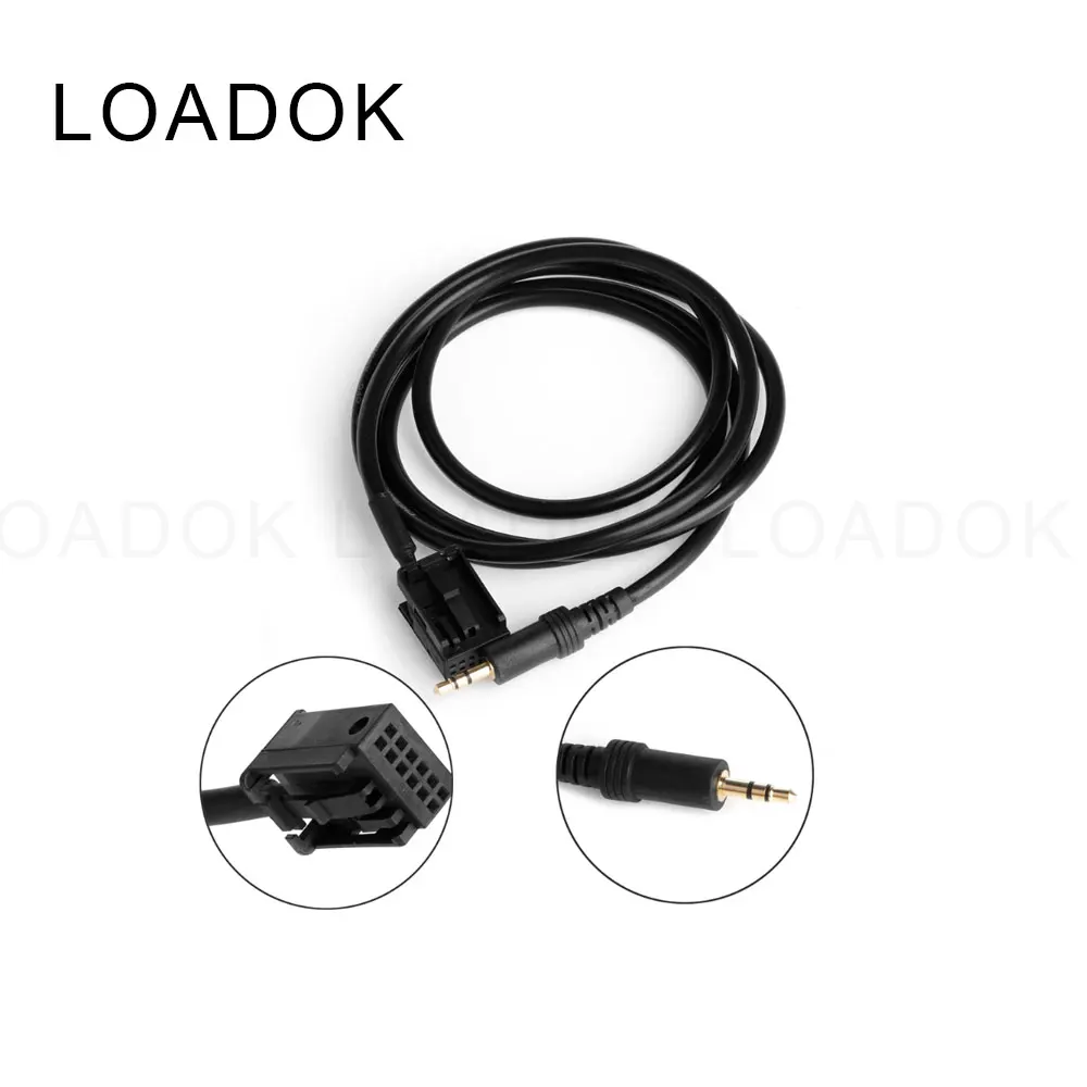 LOADOK-Car-Audio-Device-6000-CD-Aux-in-Cable-AUX-Adapter-for-ford-focus-Mondeo-6000CD-3.5MM-1