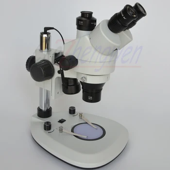 

FYSCOPE Track Pillar Stand Microscope3.5X-45X Simul Focal Trinocular Microscope with Dual LED Lights+0.5X Camera Adaptor