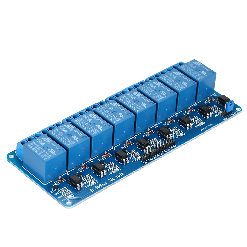 New DC 5V Ethernet Control Module LAN WAN Network Web Server IP TCP RJ45 Port + 8 Channel Relay Expansion Board for Arduino iOS |