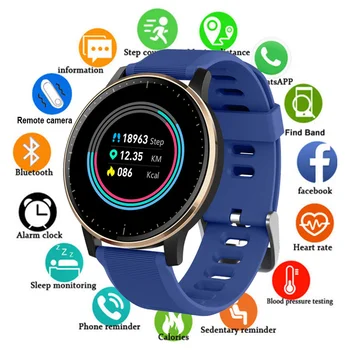 

Smart Watch Men 1.3'' Screen Blood Pressure Heart Rate Monitor Fitness Tracker Ip67 Waterproof Watch Smartwatch Women For Sport