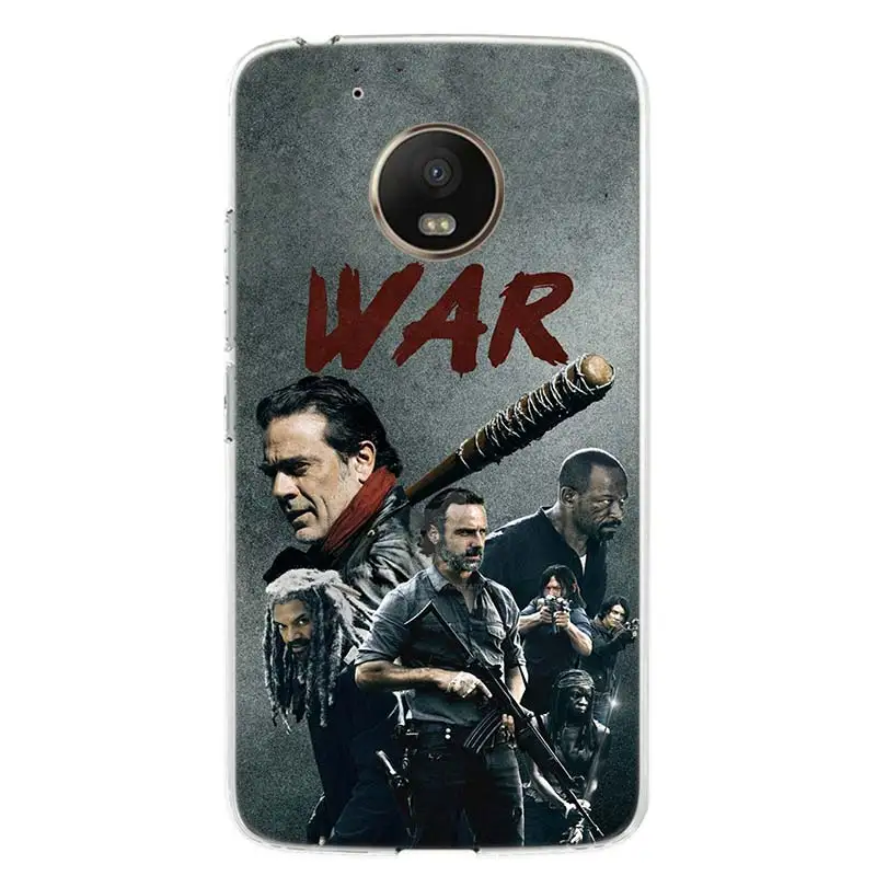 The Walking Deads Cover Phone Case For Motorola Moto G7 G6 G5S G5 E4 Plus G4 E5 Play Power EU Gift Fit Patterned Coque