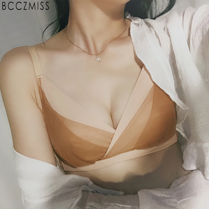 Женский комплект нижнего белья BCCZMISS розовое однотонное нижнее белье с эффектом