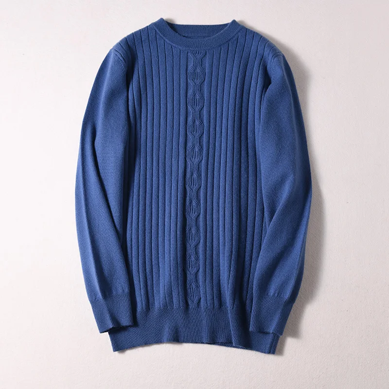 Sparsil/мужской зимний кашемировый свитер года с круглым вырезом и длинными рукавами; вязаные пуловеры; Осенняя теплая шерстяная одежда для мальчиков; утепленные джемперы