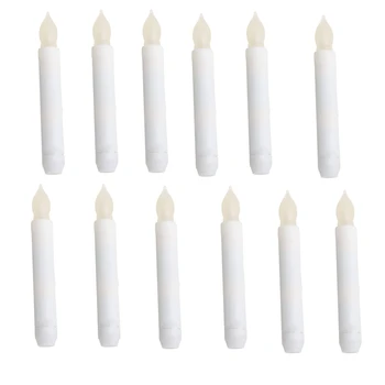 

12PCS LED Candle Light, Used for Wedding Birthday Church Party Decoration Battery Powered