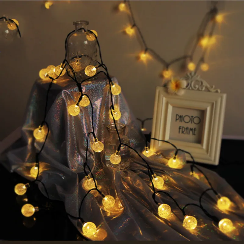 

Outdoor Solar Garden Light LED String Decoration Lighting Fence LED Solar Fairy Lights Garland Lichterkette Balcony Patio Light