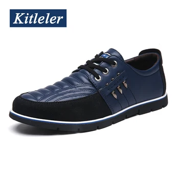 

Fashion Men Casual Leather Shoes Breathable Men Loafers 2020 Oxfords Business Formal Shoes Comfortable High-end Leather Footwear