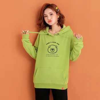 

Women's Casual Long Sleeve Round Neck Sweatshirt Cotton Loose Sweatshirt