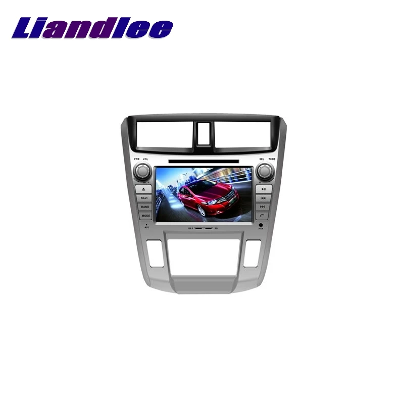 Liandlee для Honda City 1.8L 2008 ~ 2017 LiisLee автомобильный мультимедиа, ТВ DVD gps аудио Hi-Fi радио оригинальный стиль Навигация