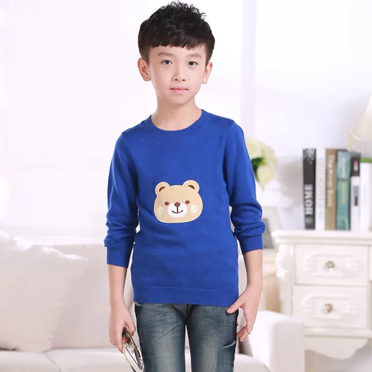 

BOY'S And GIRL'S Pullover Knitting Shirt Sweater 2019 Spring Autumn Winter New Style Fashion BOY'S Baby GIRL'S Cotton Panda