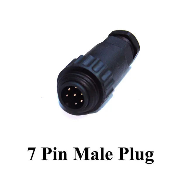 Разъем Weipu WA22 4 7 Pin IP67 водонепроницаемый разъем WA22 TE ZE штекер кабеля гнездо припоя - Цвет: 7 Pin Male Plug