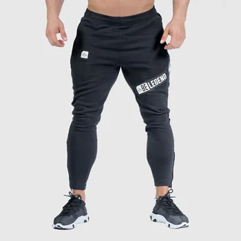 

Joggers Sweatpants Mens Slim Casual Pants Solid Color Gyms Workout Cotton Sportswear Autumn Male Fitness Crossfit Track Pants