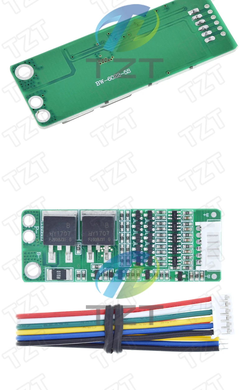 TZT 1/3 Stück 5S 15A Li-Ionen-Lithium-Akku BMS 18650 Ladeschutzplatine 18V 21V Zellschutzschaltung – Detail 6