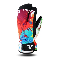 Зимние лыжные перчатки, перчатки для сноуборда, катания на лыжах, велоспорта, снегохода, снежные варежки, теплые зимние перчатки, спортивные аксессуары