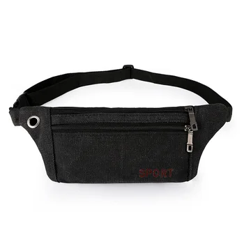 

Large Capacity Canvas Men's Waist Bag Outdoor Chest Bag Fashion Men's Fanny Pack Waist Pouch
