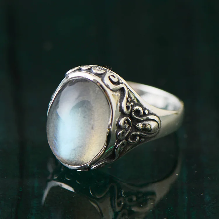 

2019 Promotion Anel Feminino Ring Hand Inlaid Wind Restoring Ancient Ways Of Carve Patterns Or Designs On Woodwork Female Thai