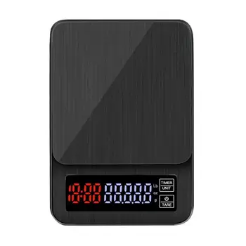 

Mini LCD Digital Electronic Drip Coffee Scale with Timer 3kg 5kg 10kg 0.1g with Socket Household Kitchen Scales