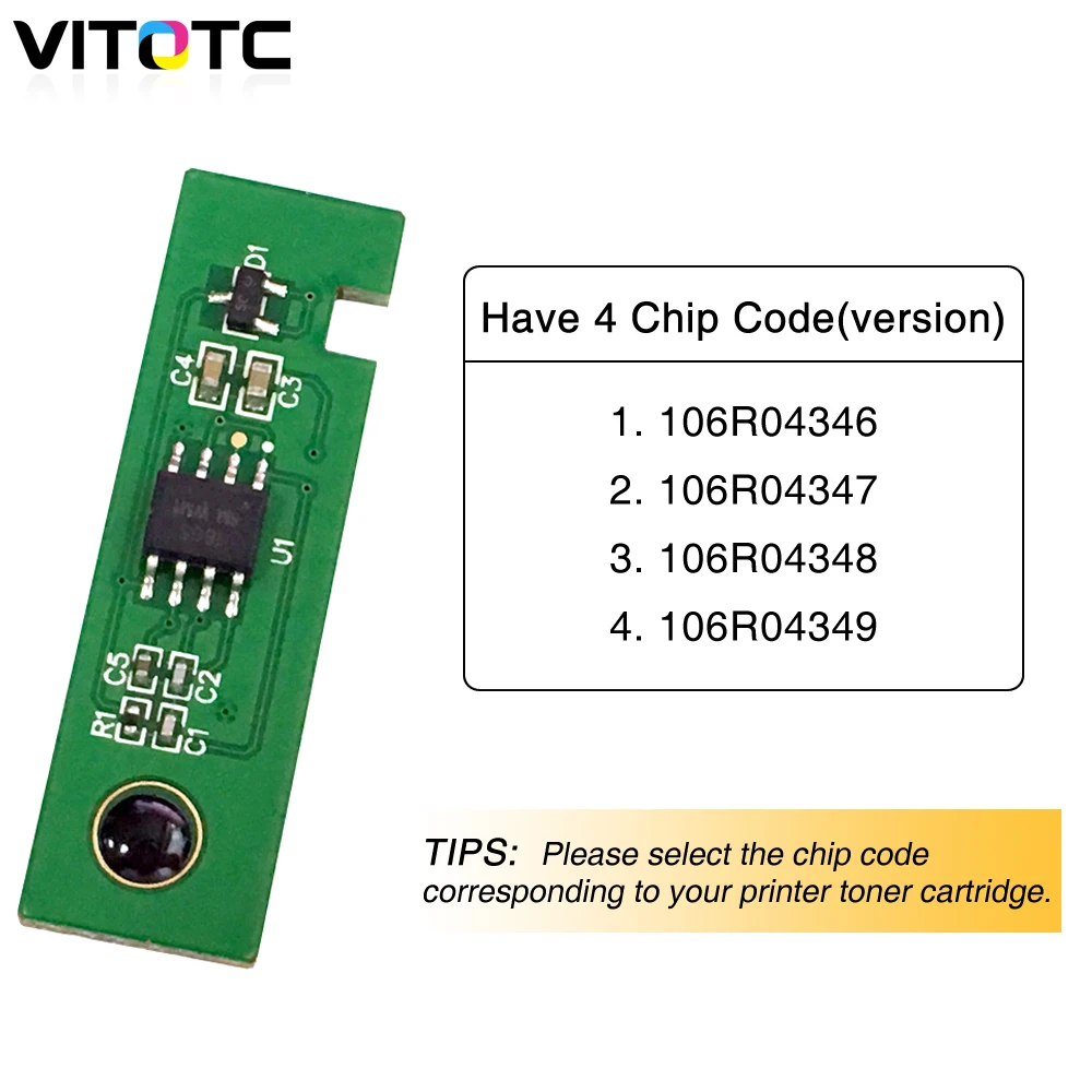 Compatibile 106R04346 106R04347 106R04348 106R04349 Chip Cartuccia Toner Per Xerox B210 B205 B215 Ni Dni Stampante Multifunzione