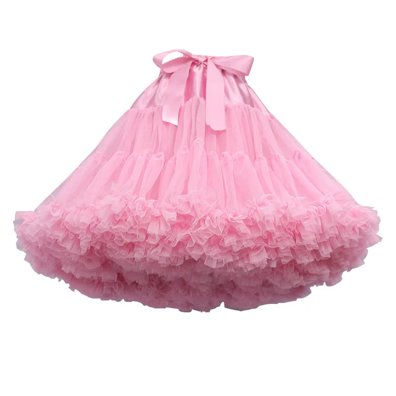 

Bridal Ballet Short Petticoat Tulle Rockabilly Crinoline New Underskirt Ball Gown Lolita Cosplay Swing Tutu Blouse Dress