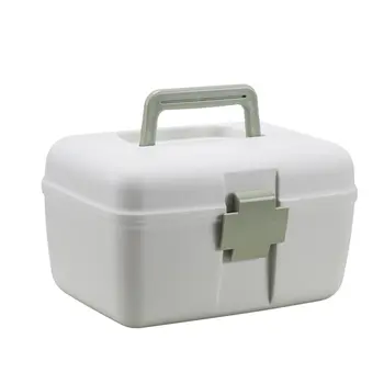 

Multifunctional Home Double-Layer Medicine Cabinet Portable Medicine Storage Box Health Plastic Medicine Box