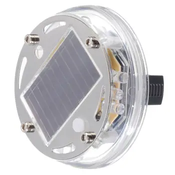 

12 Bright LED RGB 4 Mode Transparent+Silver Car Solar Energy Flash Wheel Tire Lights Lamp Decoration Car Styling Accessories