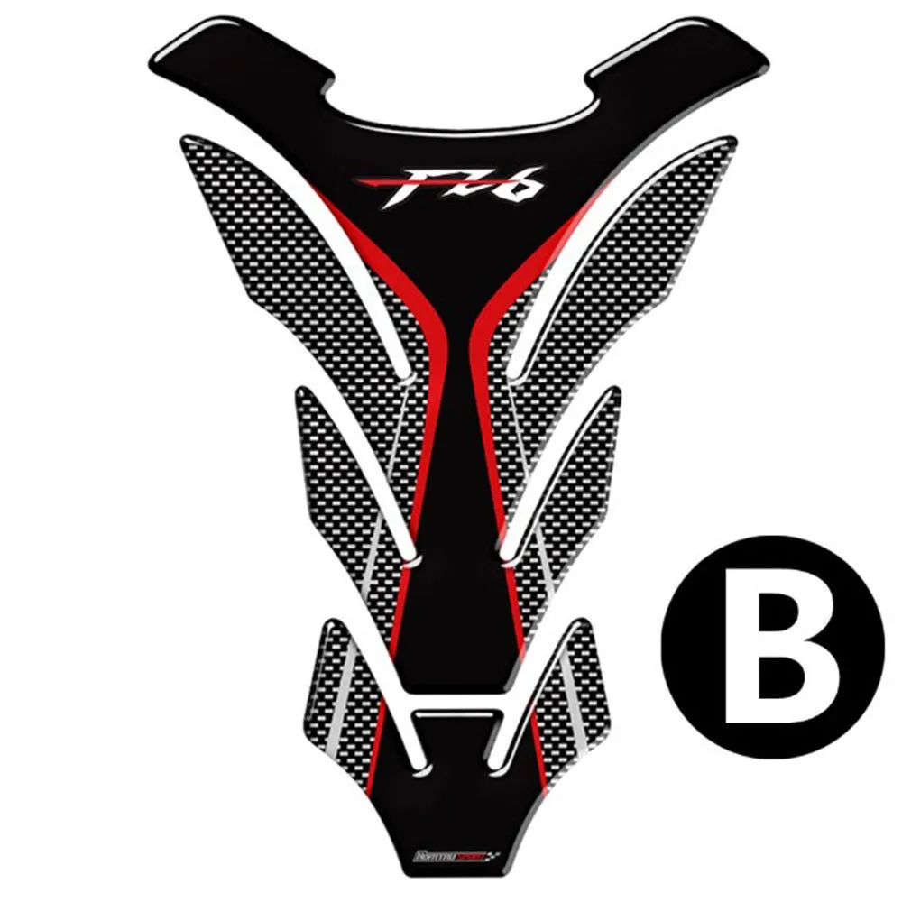 Наклейка на Мотоцикл 3D Мотоцикл Танк Pad Защитная Наклейка s для YAMAHA FZ6 FZ 6 FZ6N шлем с отличительным знаком