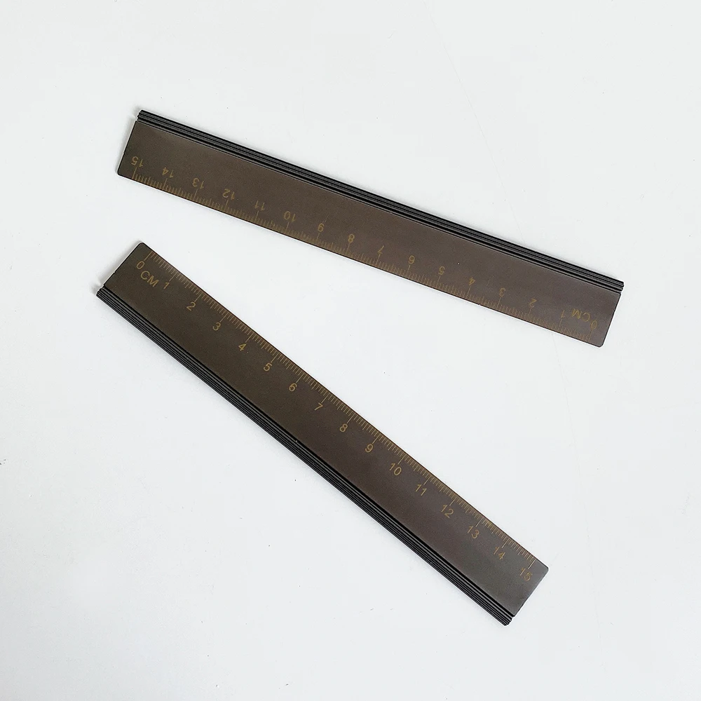 Steel Metal Ruler 15 cm Multifunction Drawing Tools Student Rulers School Office Supplies