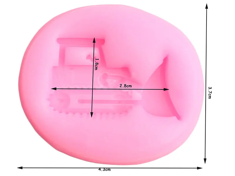 Строительная техника набор силиконовых форм бульдозер самосвал конфеты шоколадные формы Детский праздничный торт с фонданом инструменты для украшения