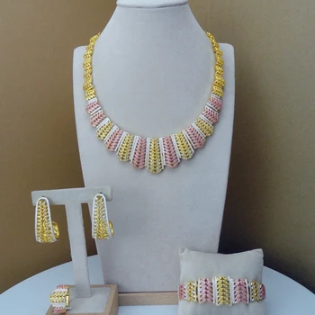 

Yuminglai 2019 New Arrival Elegant Design African Ladies Jewelry Sets FHK8061