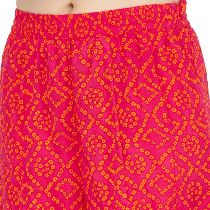 Женские модные комплекты в этническом стиле, хлопковые брюки, индийские летние осенние красные тонкие широкие брюки