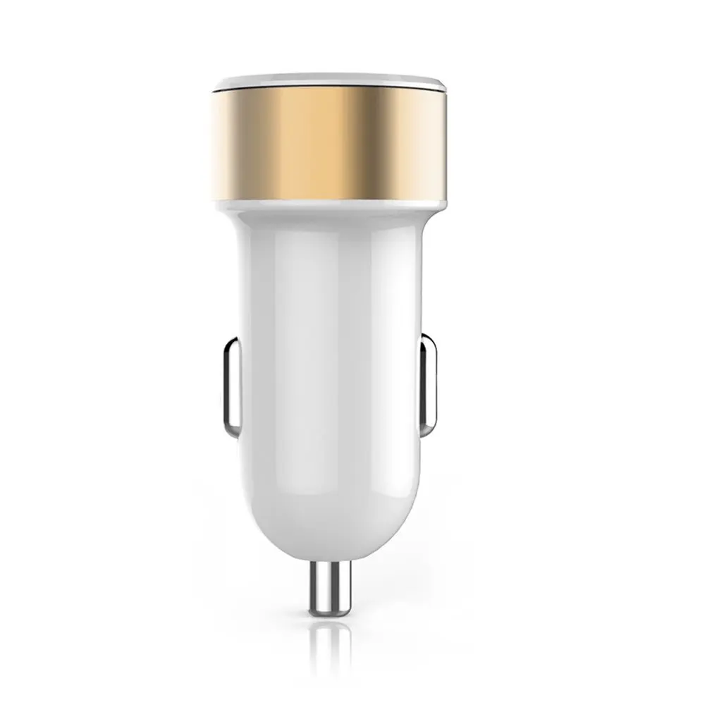 Новое автомобильное зарядное устройство 5 в 2 4 А с двумя usb портами для быстрой