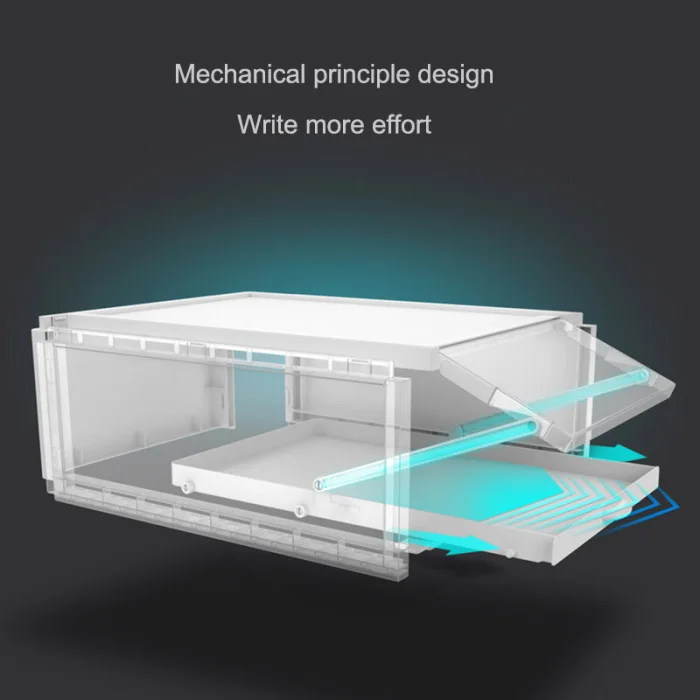 Выдвижной ящик типа обувной коробки прозрачный пластиковый ящик для хранения обуви PI669