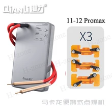 Qianli-máquina de soldadura por puntos portátil, reparación de soldadura de repuesto flexible con batería, accesorio de soldador por puntos para Iphone 11-12ProMax