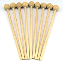 4 шт Палочки Инструмент музыкальный DIY ручка подарок деревянная игрушка палочки для еды молоток