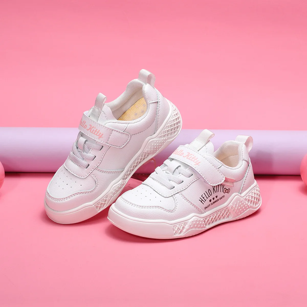 

Hello kitty CHILDREN'S Shoes Spring And Autumn Children Velcro Printed Letter Girls CHILDREN'S Shoes Girls Shoes